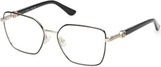 Guess Cat Eye Brillen - unisex - Brillen - Grijs - 55 MM - Leer - Accessoires