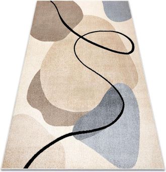 RugsX Rugsx - Alfombra Fusion 9213 Crema / Beige - Geom&eacute;trica, Moderna, Abstracta Beige 120x170 Cm