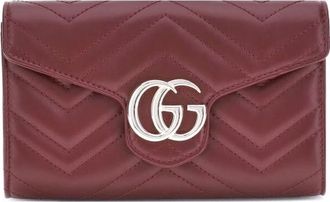 Gucci Gg Marmont Wallet With Chain