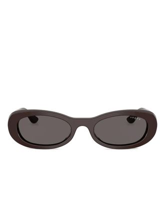Vogue Eyewear oval-frame sunglasses - Brown