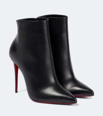 Christian Louboutin So Kate 100 leather ankle boots