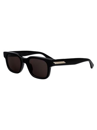 Bottega Veneta Mens Sunglasses Black Acetate Black-Black-Grey Black/black/grey