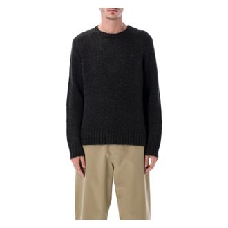 Polo Ralph Lauren Round-neck Knitwear, male, Brown, Size: XL Crewneck Donegal