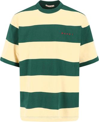 Marni Classic Cut Yellow T-Shirt