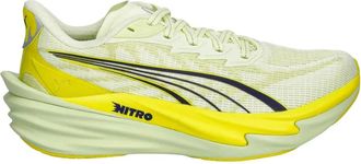 Puma Deviate Nitro 4 - Dames - Hardloopschoenen - Groen - 38 EU - Fitness
