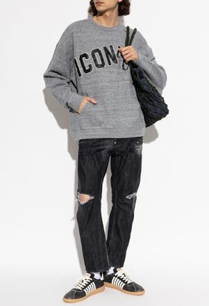 Dsquared2 Oversize Sweatshirt, Mens, Grey