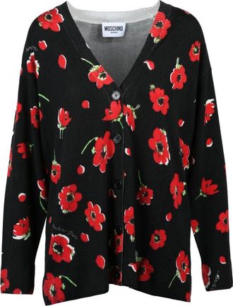 Moschino Truien & Vesten, Dames, Veelkleurig, S, Wol, Mo 5Ch 1No Cardigan