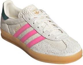 adidas Gazelle OG Sneaker in Off White/Lucid Pink/Gum at Nordstrom Rack, Size 14.5