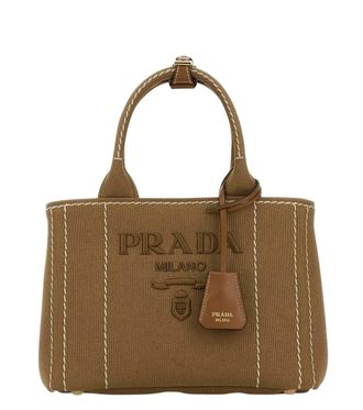Prada Brown Jardiniere Small Tote
