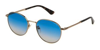 Police SPLD94 ROADIE 4 08M2 Mens Sunglasses Brown Size 53