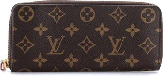 Louis Vuitton Brown Monogram Canvas Clemence Wallet (Authentic Pre-Loved)