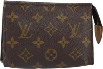 Louis Vuitton Pre-owned Clutches, female, Brown, Size: ONE SIZE Pre-owned Canvas Clutch