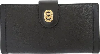 Bulgari Pre-owned Bvlgari Leather Doppio Tondo Bifold Long Wallet Ladies DXLSHLHLAGV1D798