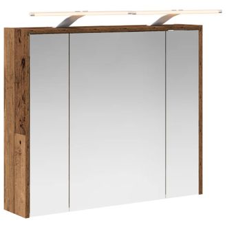vidaXL Armario Con Espejo De Ba&ntilde;o Madera Vieja 73,5 X 16 X 62,5 Cm Vidaxl