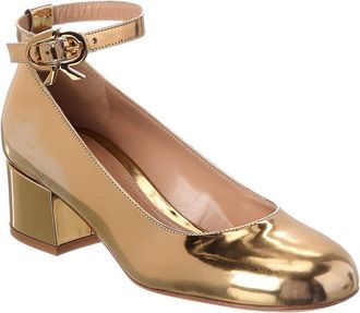 Gianvito Rossi Ribbon 45 Leather Pump