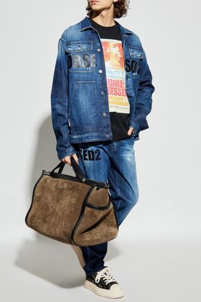 Dsquared2 Denim Jacket With Logo, Mens, Blue