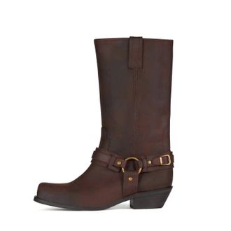 Jeffrey Campbell Womens Waylon Boot In Brown Crazy Horse