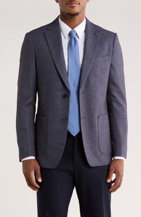 Tom Baine Textured Two-Button Sport Coat in Navy at Nordstrom Rack, Size 44