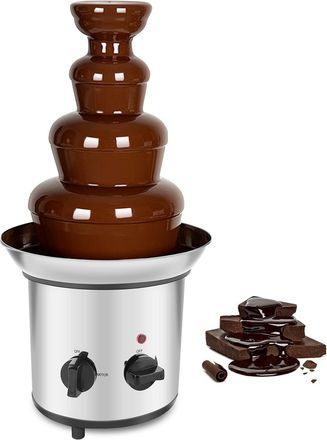 OEM Fuente De Chocolate El&eacute;ctrica De 4 Niveles, M&aacute;quina Para Fundir Chocolate, M&aacute;quina Para Fondue De Chocolate, M&aacute;quina El&eacute;ctrica Para Fondue De Chocolat