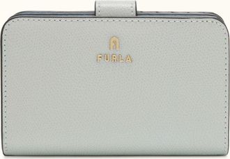 Furla Camelia Portafoglio Compatto M Color Cristallo D Grigio Pelle Stampata Donna