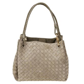 Bottega Veneta Tassen, Dames, Groen, ONE Size, Leer, Grote Parachute Tas