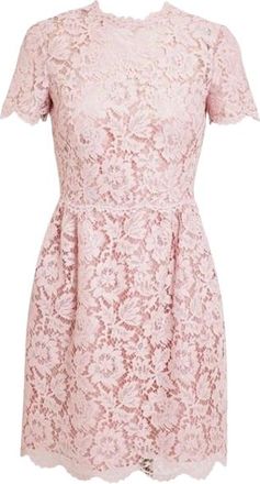 Valentino Garavani Valentino Blush Pink Lace Dress Size M