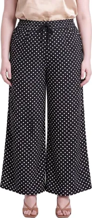 Standards & Practices Drawstring Wide Leg Pants in Polka Dots at Nordstrom, Size 2X