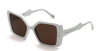 Marni Nimrela White LN4 Mens Sunglasses White Size 56