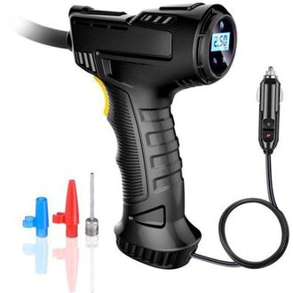 OEM Inflador De Neum&aacute;ticos Para Coche De 2000 Mah Con Luz Led Y Pantalla Lcd Digital, Compresor De Aire Para Coche De 150 Psi, Compresor De Aire Port&aacute;til 