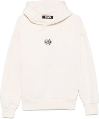 Barrow Felpa con logo gommato - Toni neutri