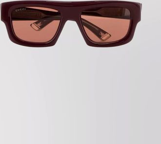 Gucci rectangular frame sunglasses tinted lenses
