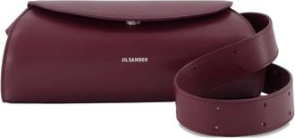 Jil Sander Borsa a spalla Cannolo mini - Rosso