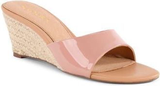 Seychelles Just Like That Wedge Sandal in Blush at Nordstrom, Size 6.5