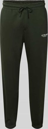 Jack & Jones Jack & Jones Regular Fit Sweatpants mit elastischen Bund Modell KANE in Dunkelgruen, Größe XXL