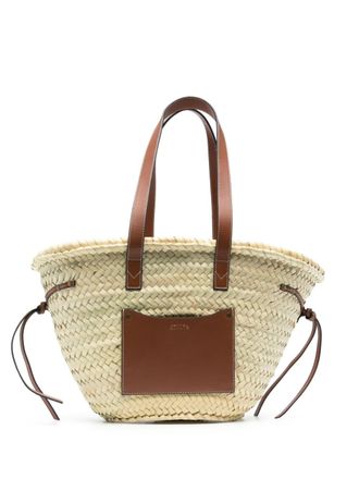 Isabel Marant Cadix raffia shopper - Beige