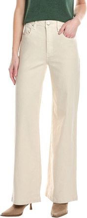 Hudson Hudson Jeans Jodie Loose Fit Linen-Blend Ancient Scroll Wide Leg Jean