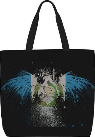 Generic Women Handbag Guatemala Flag Tote Bag Girls Large Capacity Shopping Bags, For Work, School, Holiday, Swim, Christmas