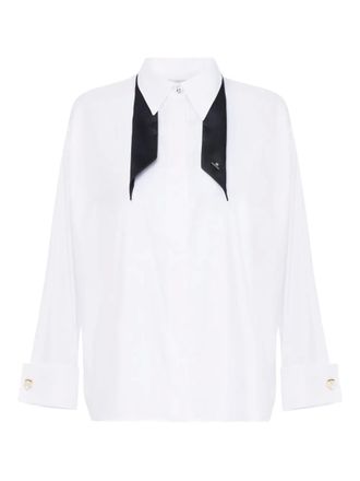 Elisabetta Franchi poplin shirt - White
