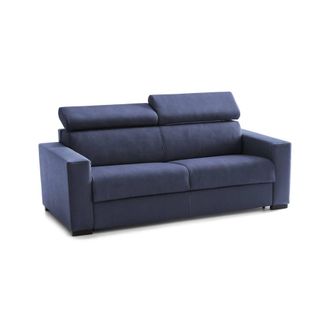 Talamo Italia Sof&aacute; cama de 3 plazas en tejido azul 200x95h85 cm
