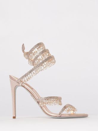 Rene Caovilla Sandalo Chandelier Rene Caovilla in raso con strass e pendenti