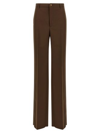 Gucci Brown Polyester Dress Womens Pants