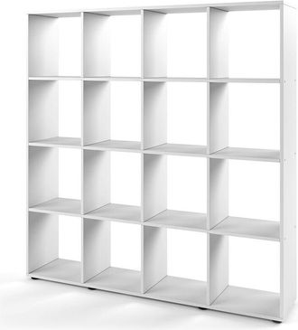 Vicco Scaffale Karree, Bianco, 138.5 x 142.5 cm