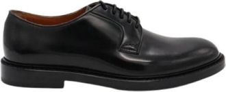 Doucal's Derby Veterschoen - Heren - Nette schoenen - Zwart - 40 EU - Leer - Schoenen