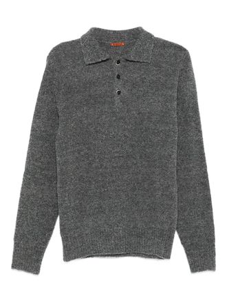 Barena wool polo-neck sweater - Grey
