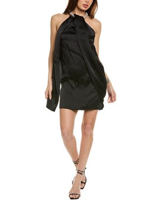 Stella McCartney Stella Mccartney Silk-Trim Mini Dress