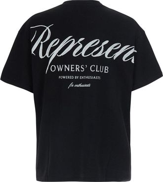Represent Mens Crew Neck T-Shirt Black T-Shirts And Polos