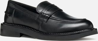 Geox Womens D Serilda E Womens Moccasins - Black - Size: 7.5