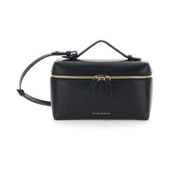 Victoria Beckham Dames, Tassen, Zwart, Maat: ONE Size Leer