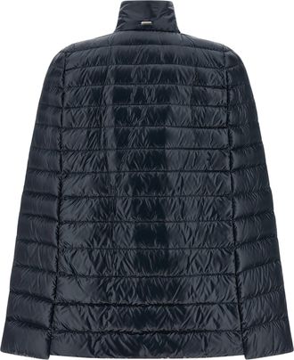 Herno Womens Blue Polyamide Coat Clothing