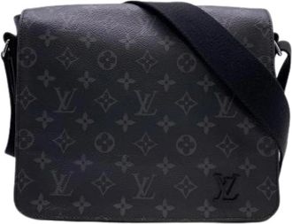 Louis Vuitton Pre-owned Cross Body Bags, male, Gray, Size: ONE SIZE Pre-owned Vintage Shoulder Bag